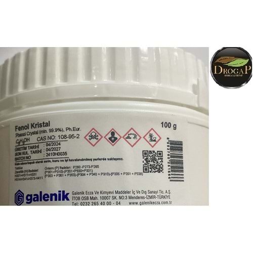 GALENİK FENOL KRİSTAL 100 GR