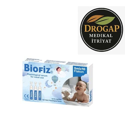 BİOFİZ SERUM FİZYOLOJİK 5 ML X 10 FLAKON