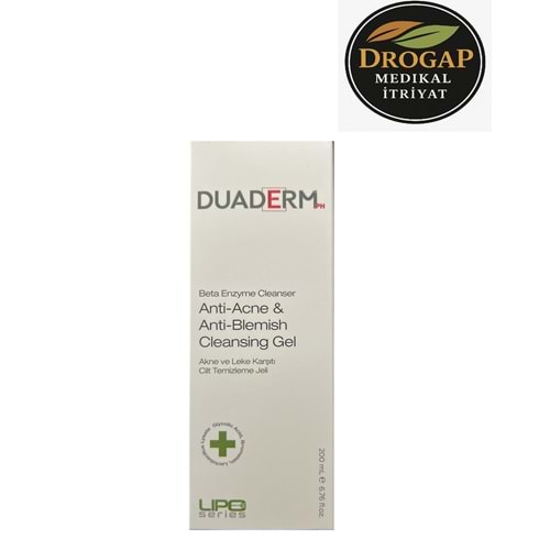 DUADERM YÜZ YIKAMA JELİ 200 ML ( AKNE VE LEKE KARŞITI )