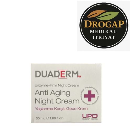 DUADERM ENZYME-BOOST NİGHT CREAM GECE KREMİ 50 ML ( YAŞLANMA )