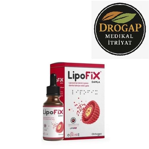 LİPOFİX DAMLA 30 ML LİPOSOMAL İRON ( DEMİR )