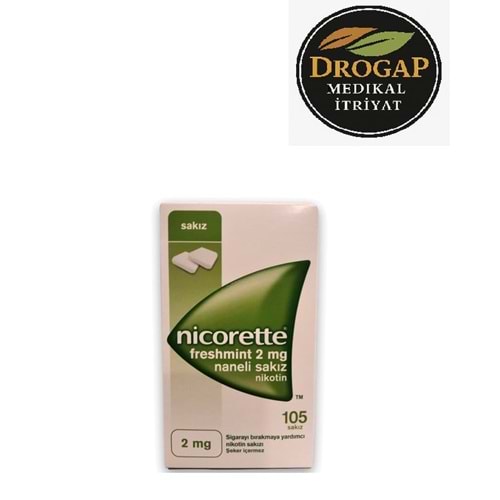 NİCORETTE FRESH NANELİ 2 MG 105 SAKIZ