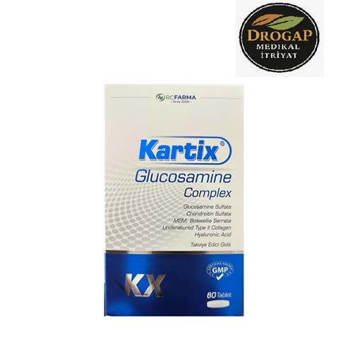 KARTİX GLUCOSAMİNE COMPLEX 60 KAPSÜL ( GLUCOSAMİNE SULFATE & TYPE II COLLAGEN )