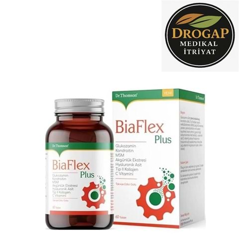 DR.THOMSON BİAFLEX PLUS 60 TABLET ( GLUKOZAMİN & MSM & TİP II KOLLAJEN )