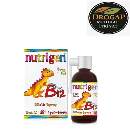 NUTRİGEN VİT. B12 500 MG 10 ML SPREY 70 PUF