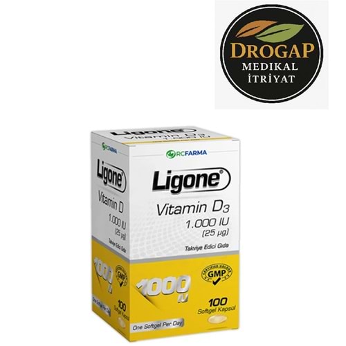 LİGONE VİTAMİN D3 1.000 IU 100 SOFTGEL KAPSÜL