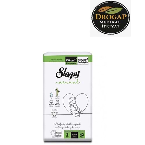 SLEEPY ÇOCUK BEZİ NATURAL 3-6 KG 42 Lİ ( MİNİ ) NO : 2
