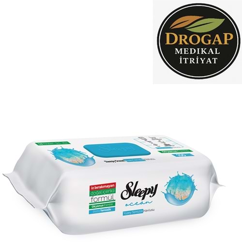 SLEEPY OCEAN YÜZEY TEMİZLEME HAVLUSU 100 LÜ ( OKYANUS ESİNTİSİ )