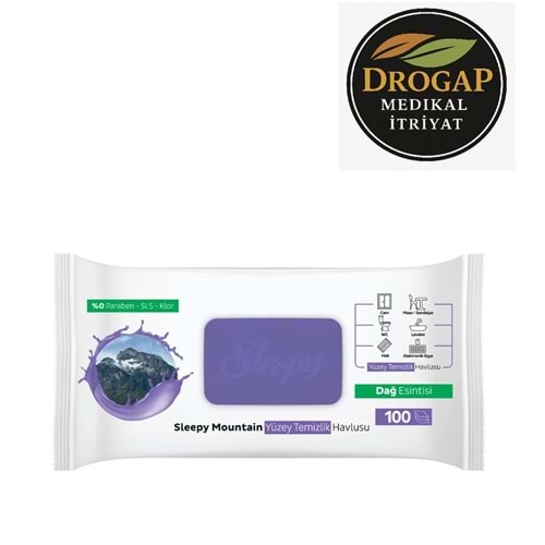 SLEEPY MOUNTAİN YÜZEY TEMİZLEME HAVLUSU 100 LÜ ( DAĞ ESİNTİSİ )