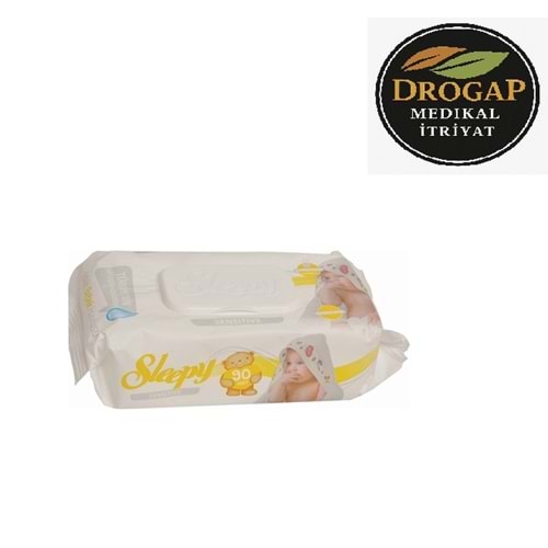 SLEEPY ISLAK MENDİL BEBEK HAVLUSU 90 LI ( SENSİTİVE )