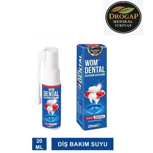 WOM DENTAL DİŞ BAKIM SOLUSYONU 20 ML ( 30 SANİYEDE AĞRIYA SON )