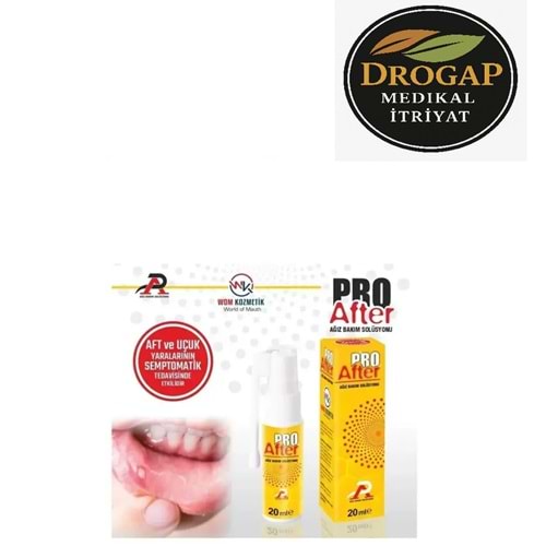 WOM PRO AFTER AĞIZ BAKIM SOLUSYONU 20 ML ( AFT YARALARI İÇİN )