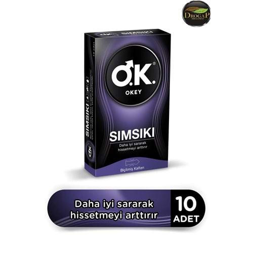 OKEY PREZERVATİF 10 LU ( SIMSIKI )