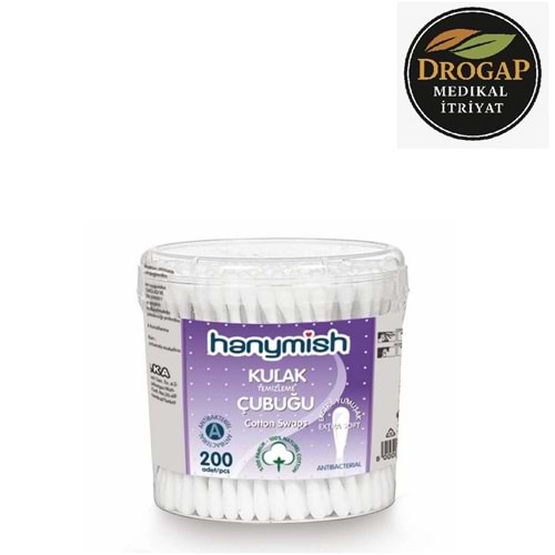 HANYMİSH KULAK ÇUBUĞU 200 LÜ VAZO ( 921 )