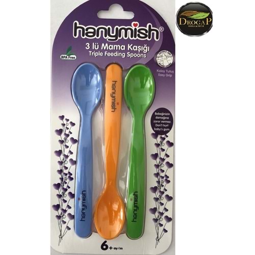 HANYMİSH MAMA KAŞIĞI 3 LÜ 6+ ( 510 )