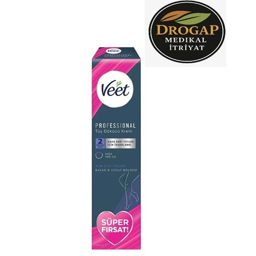 VEET PROFESSİONAL TÜY DÖKÜCÜ KREM (DAHA SERT TÜYLER İÇİN ) 200 ML