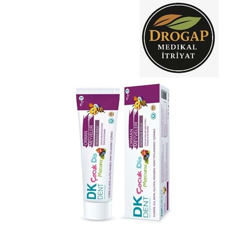 DK DENT DERMOKİL ÇOCUK DİŞ MACUNU 50 ML ( ORMAN MEYVELERİ PROPOLİS ÖZLÜ )