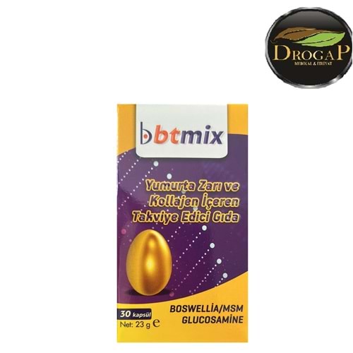 BTMİX YUMURTA KABUĞU +MSM 30 KAPSÜL