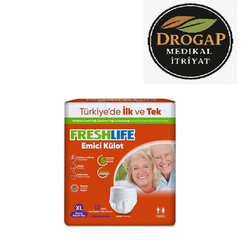 FRESHLIFE HASTA BEZİ KÜLOTLU 12 Lİ ( X LARGE ) 130 -170 CM