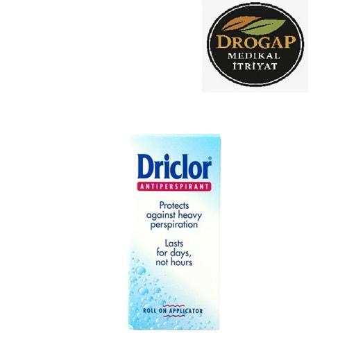 DRİCLOR ROLL - ON 20ML