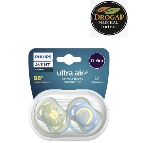 AVENT EMZİK ULTRA AİR DESENLİ SCF085 / 58 0-6 M AY ( ERKEK ) NO : 0