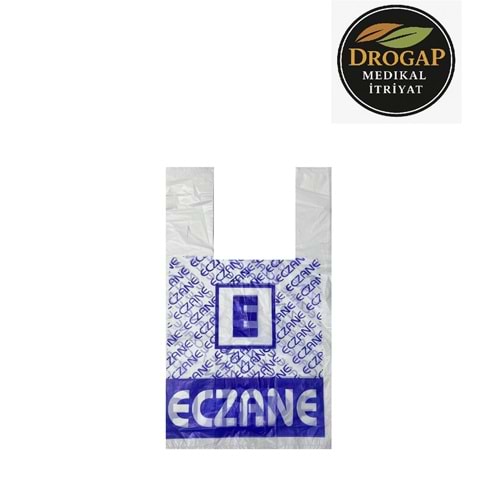 DROGAP BİO ECZANE POŞETİ 22 X 35 EBAT 10 KĞ NO : 1 ( ATLET )