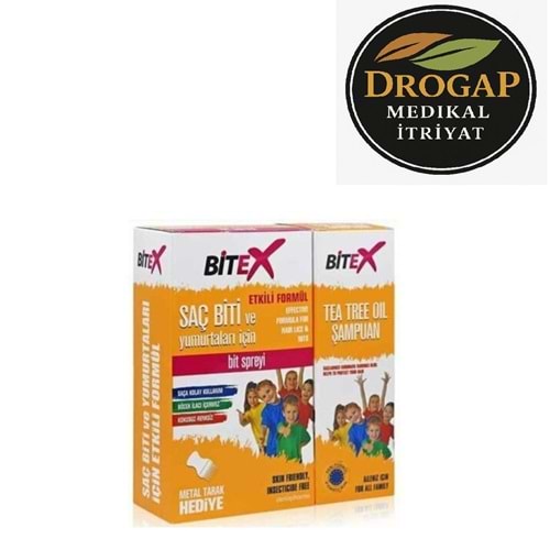 BİTEX BİT SPREYİ 100 ML + BİT ŞAMPUANI 100 ML KOFRE PAKET ÇELİK TARAKLI