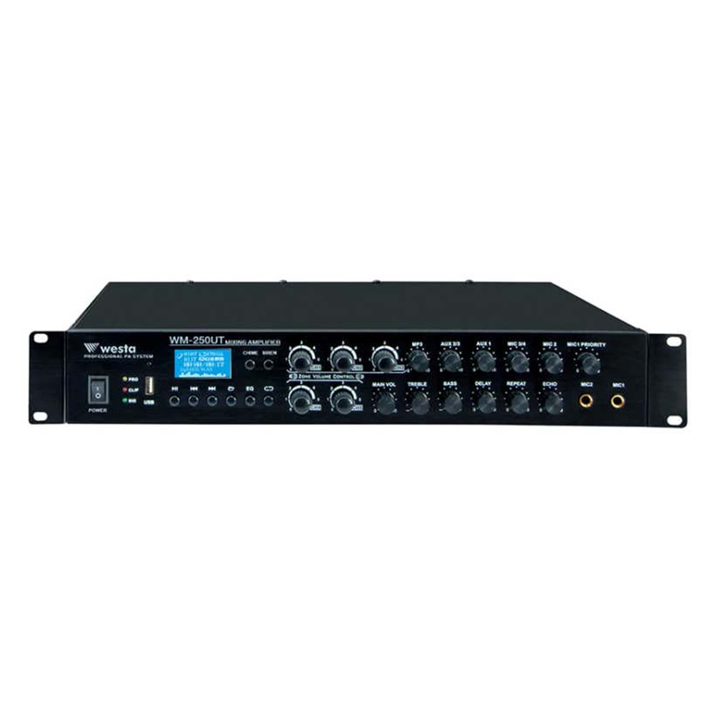 WESTA WM-250UT MIXING AMPLIFIER 250WATT/100VOLT
