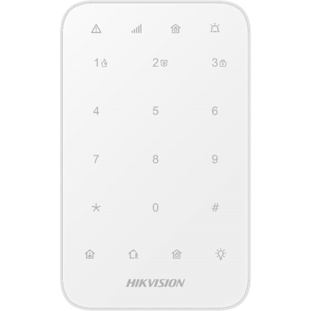 HİKVİSİON DS-PK1-E-WE (868MHz) Kablosuz Tuş Takımı (Keyped)