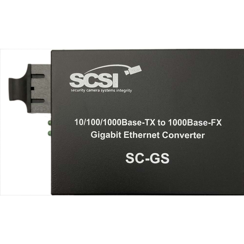 SCSI Network SC-GM 10/100/1000 MM Fiber Converter