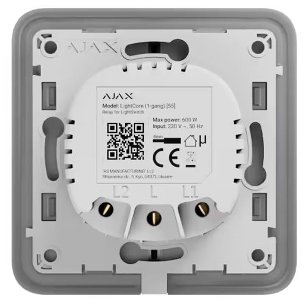 AJAX LİGHT CORE (2-GANG) AKILLI ANAHTAR - ÇİFTLİ