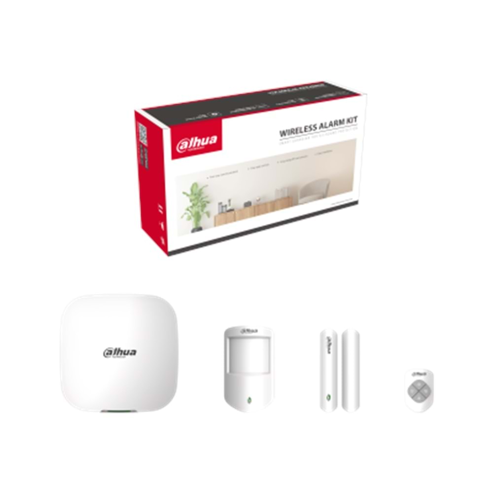 DAHUA ART-ARC3000H-03-W2 KABLOSUZ WİFİ ALARM SETİ (DEDEKTÖR +M.KONTAK+KUMANDA)
