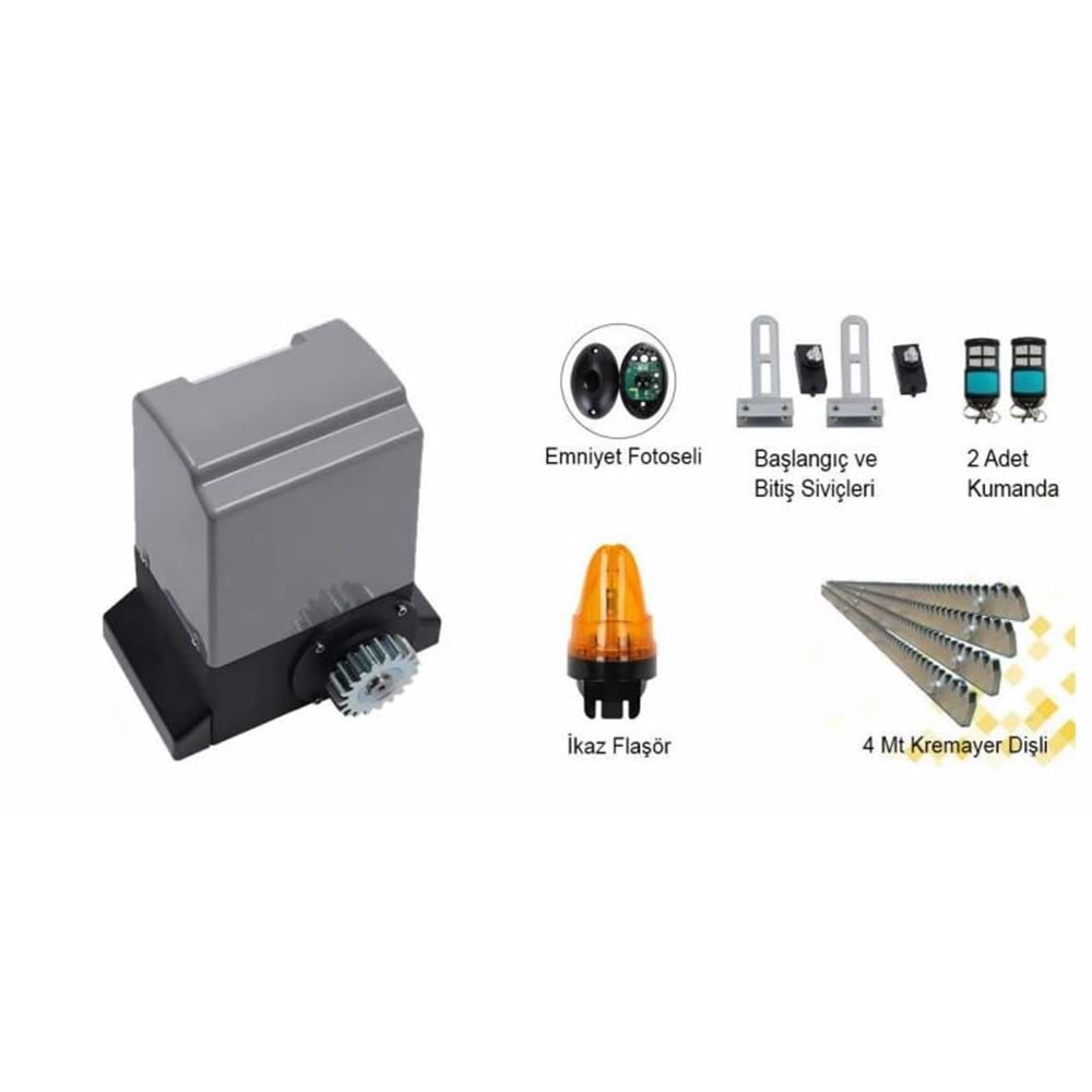 MT-10 800KG KAYAR KAPI MOTORU SETİ