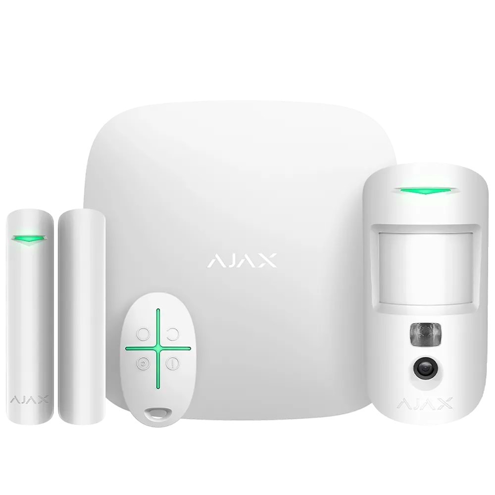 * AJAX StarterKit CAM *BEYAZ* KABLOSUZ ALARM KİTİ