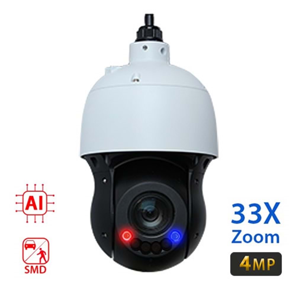 -ZANUO ZN-SD4A433-H 4MP 33X OPTİK-ZOOM 5.5-180MM SMD STARLİGHT SPEED DOME