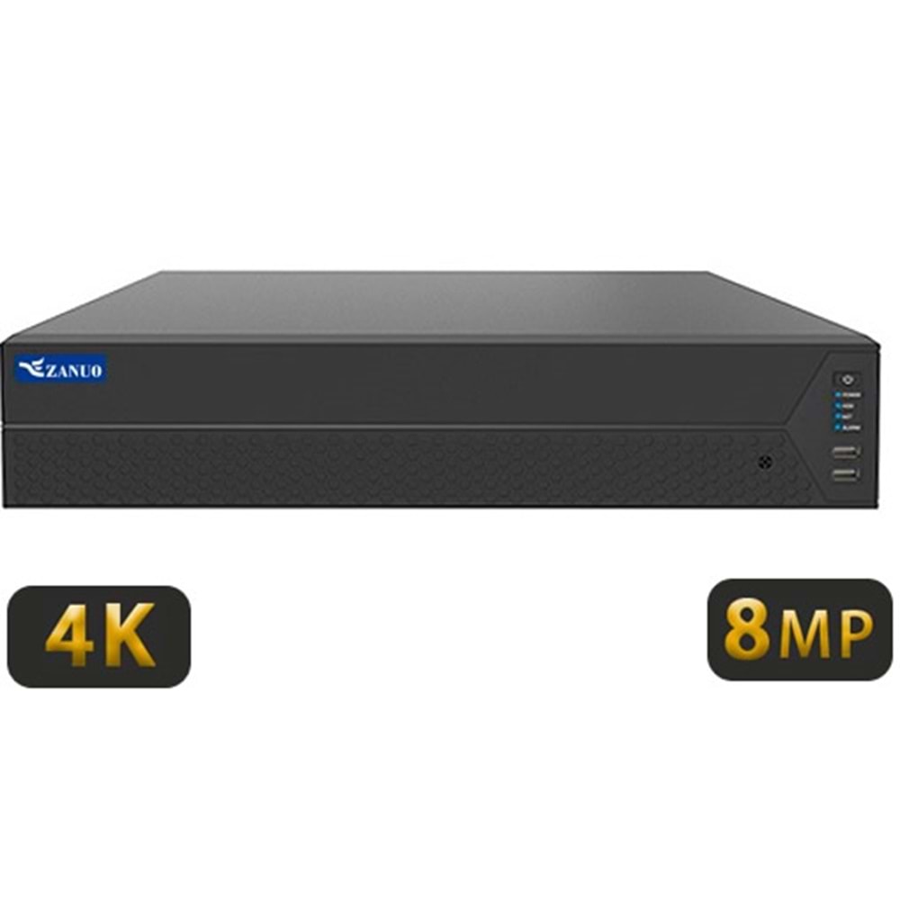 -ZANUO ZN-NVR8864E-I 64CH NVR KAYIT CİHAZI