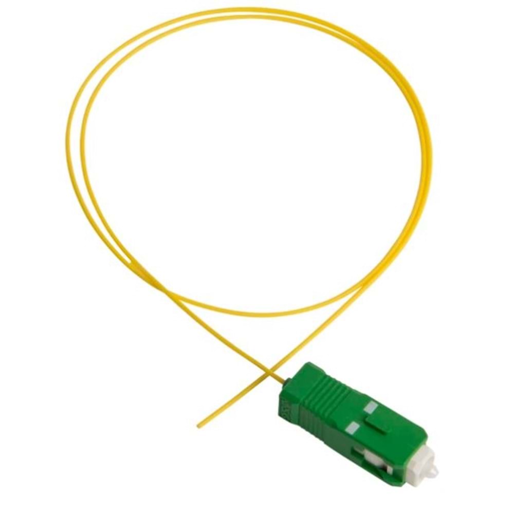 ALF SC/APC LSZH G657A2 0.9mm 1 METRE SARI-YEŞİL PİGTAİL (PGT-SCAA2TBLZYE-01)