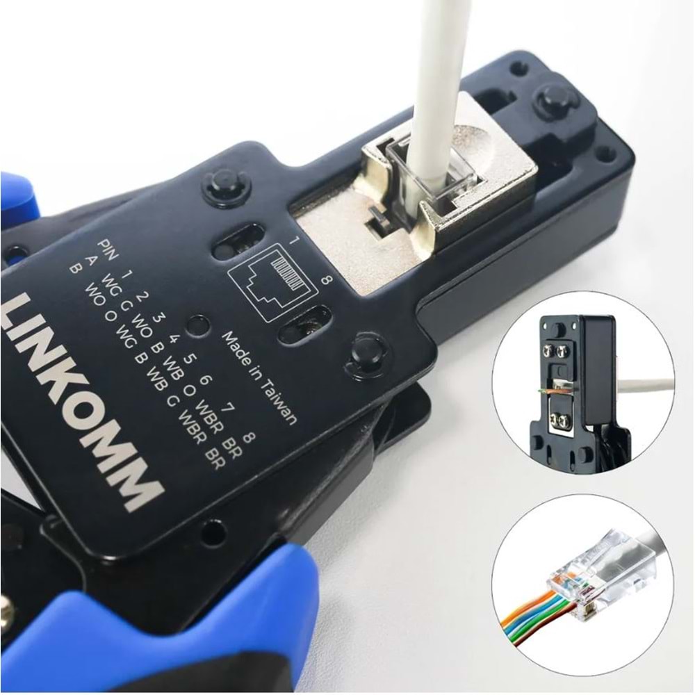 TLCR01 LINKOMM Yeni Nesil RJ45 EZ Pense