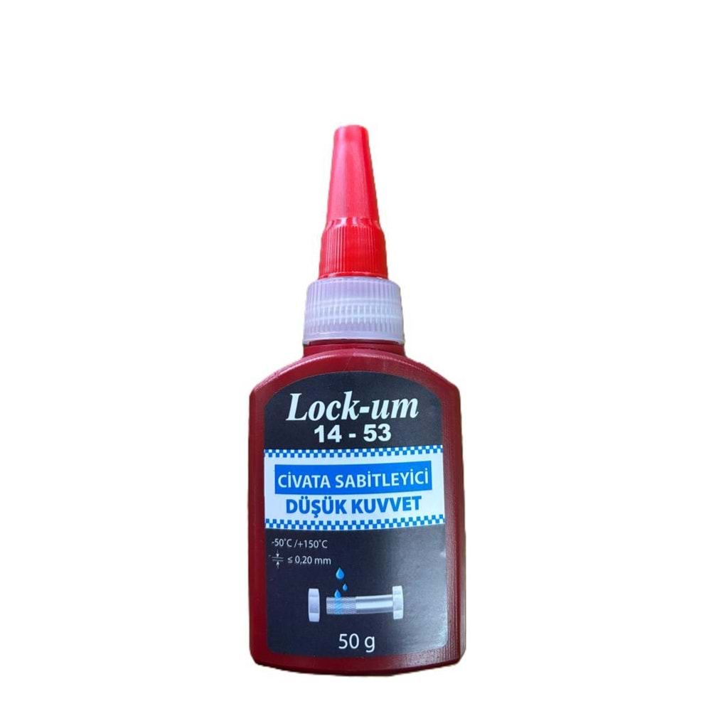 LOCK-UM 14-53 DÜŞÜK KUVVET 50 YAPIŞTIRICI