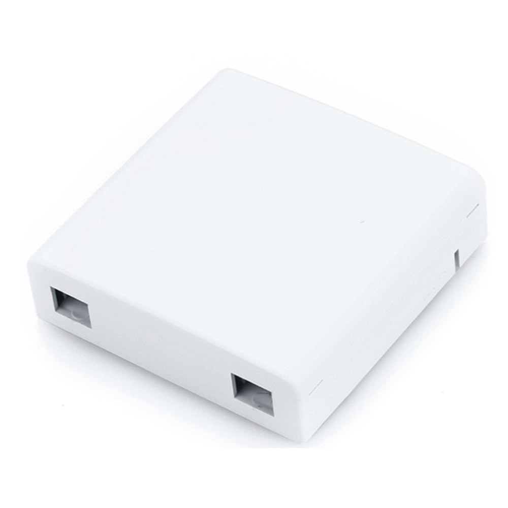 ALFAFONET WALL OUTLET KUTU 2 PORT FİBER KAPASİTELİ, BOŞ ( WO-004-2P2F)