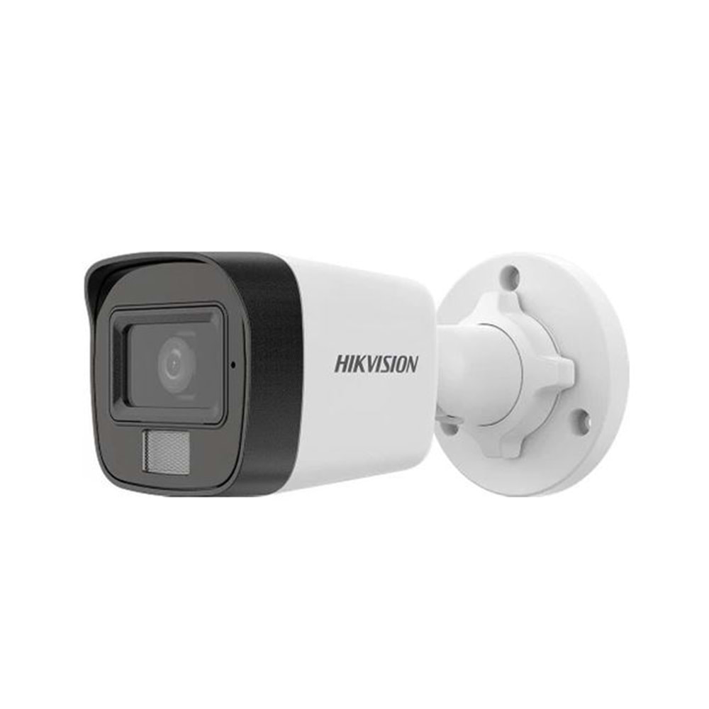 Hikvision DS-2CD1041G2-LIUF 4MP 2.8mm H265+ Smart Hybrid Light Bullet PoE IP(Sesli)(30Mt)