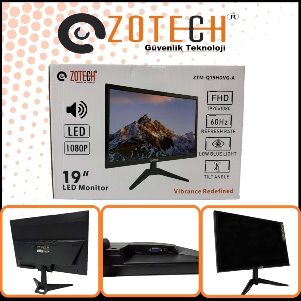 ZOTECH ZTM-Q19HDVG 19