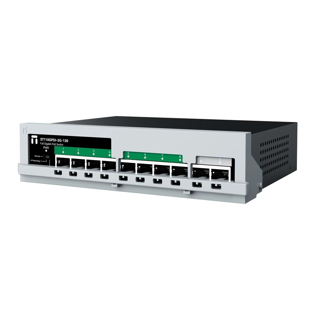 STONET ST110GPDI-2G-130 8 PORT GİGABİT POE SWİTCH - EMNİYET KİLİTLİ