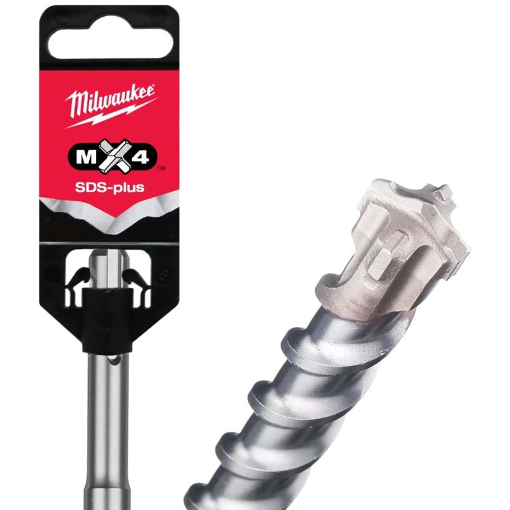 MİLWAUKEE SDS PLUS 7X115 MATKAP UCU 4 ELMAS- 4932352019