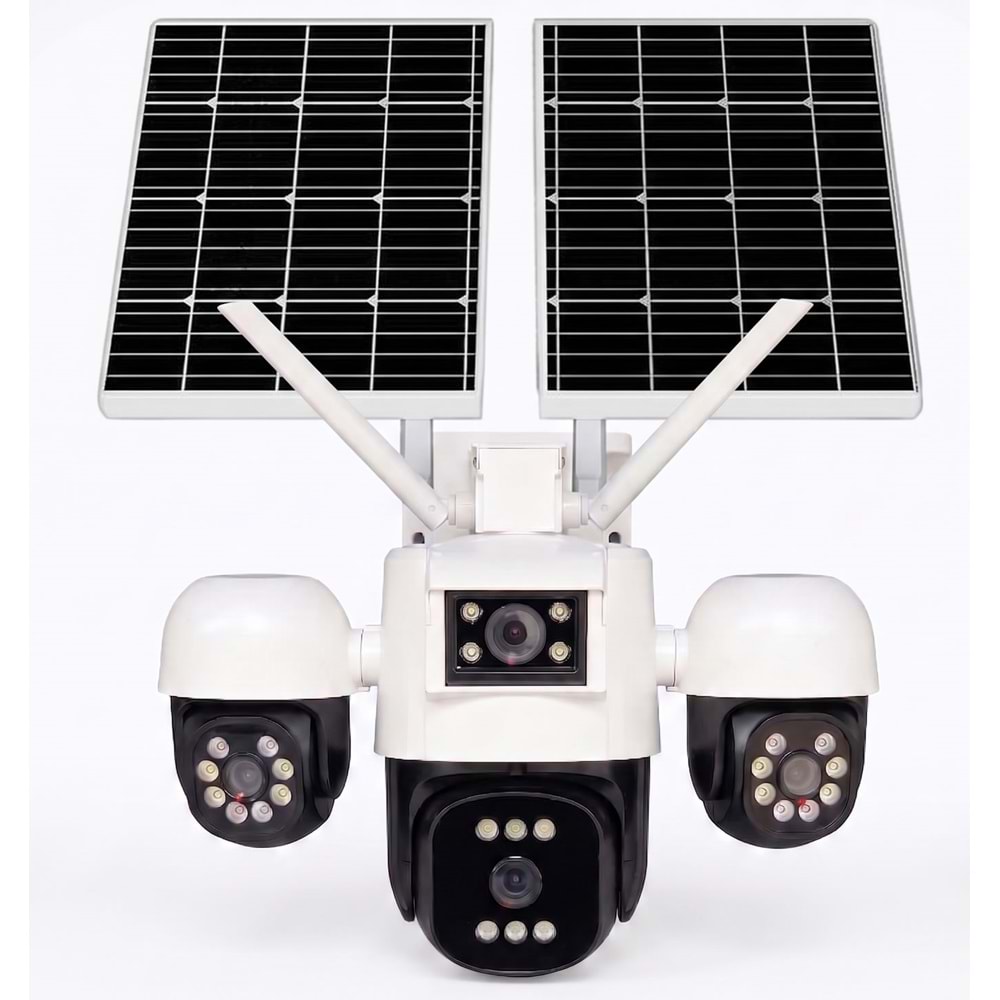 TRK RS-5604 - 4 Lens 4G e-Sim AOV Solar Kamera (RS-4G-5504) TRK-K