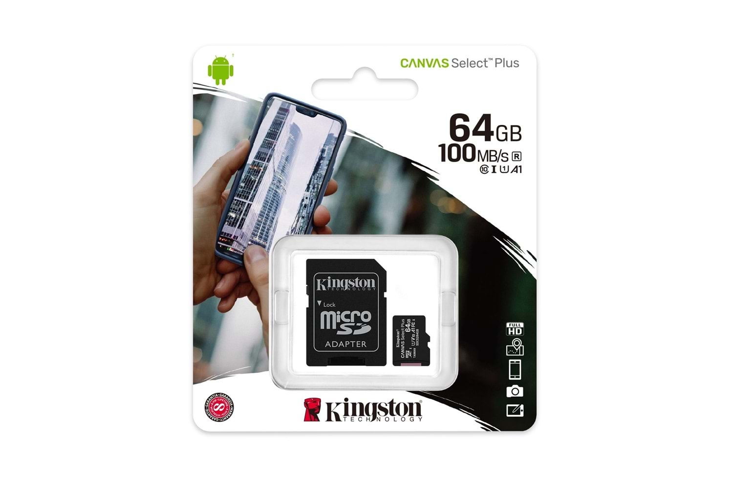 KİNGSTON 64GB CANVAS MİCRO SD CARD SDCS2/64GB