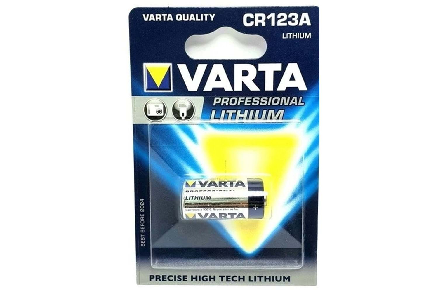 VARTA 3VOLT LİTYUM PİL TEKLİ PAKET - CR123A