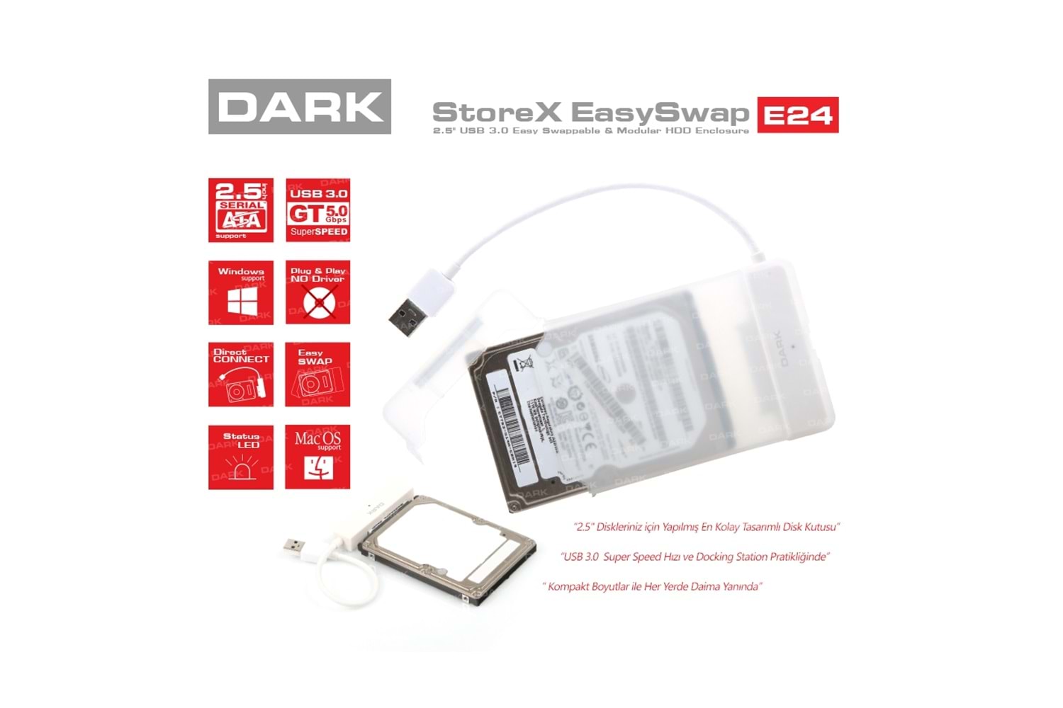 DARK DK-AC-DSE24U3 STOREX E24 2.5