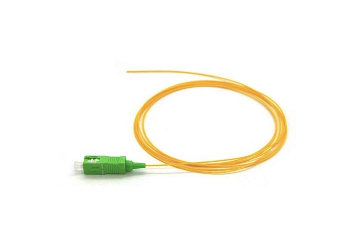 TRKLink LSZH 9/125 SC/APC SM Fiber Optik Pigtail 1mt (Sarı-Yeşil)