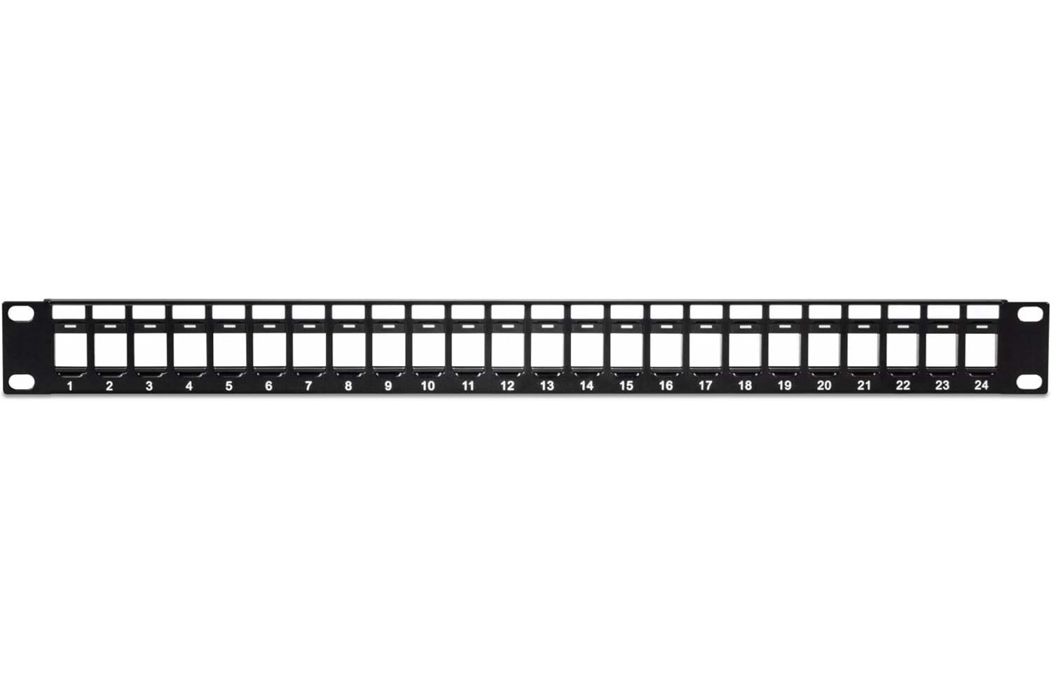 FO-SP-3030-24PC6 1U 24 PORT KEYSTONE JACK UTP PATCH PANEL - SOFT